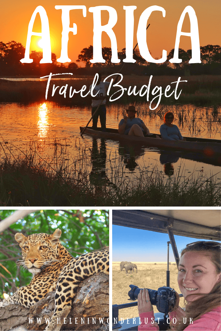 6 months africa travel budget