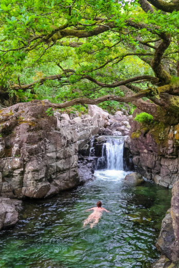 Wild Swimming in Galleny Force & The Fairy Glen