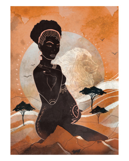 Mama Africa Art Print