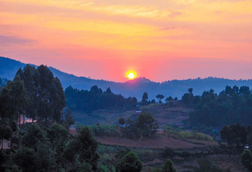 Uganda at Sunset