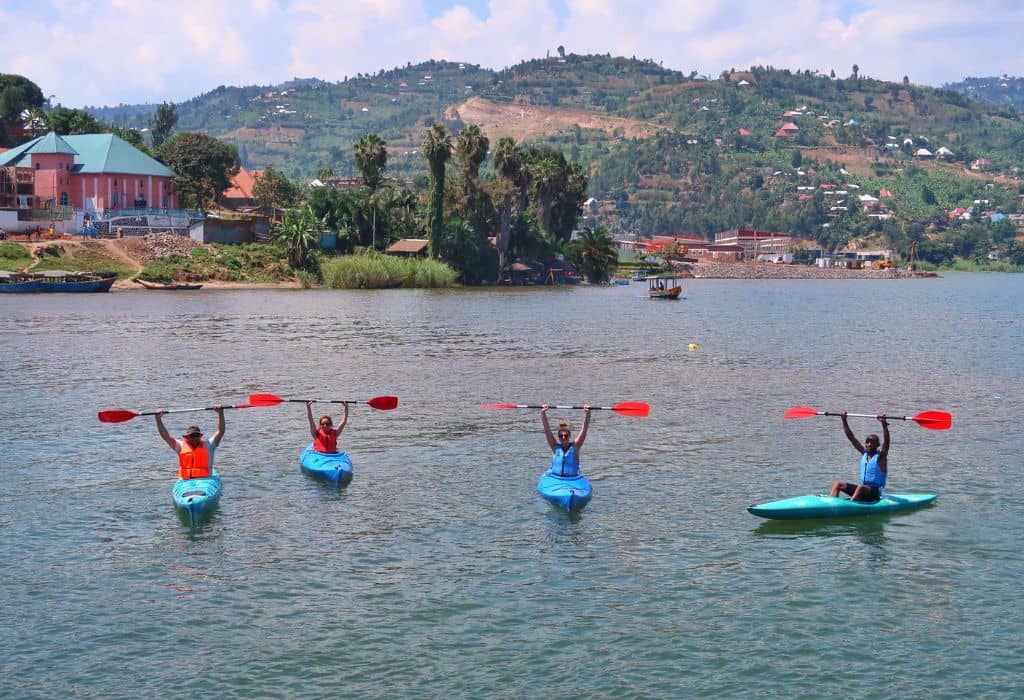 Kayaking on Lake Kivu, Rwanda