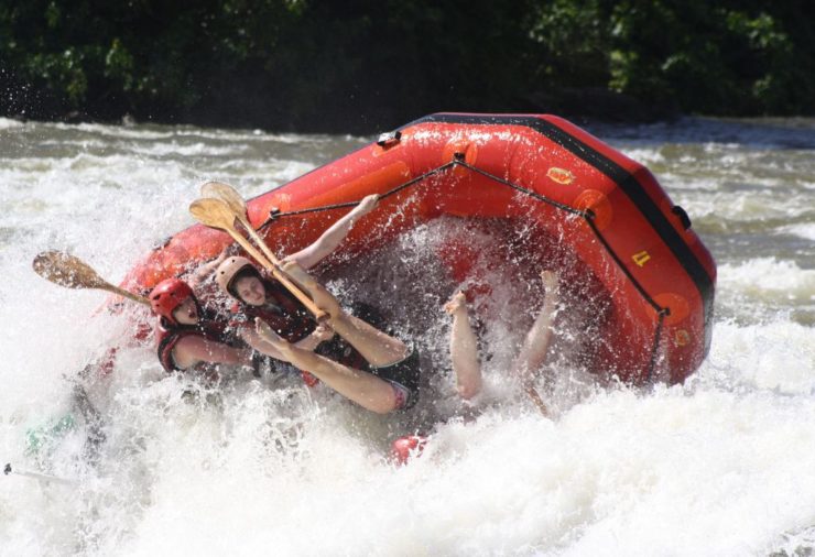 White Water Rafting on the Nile in Uganda