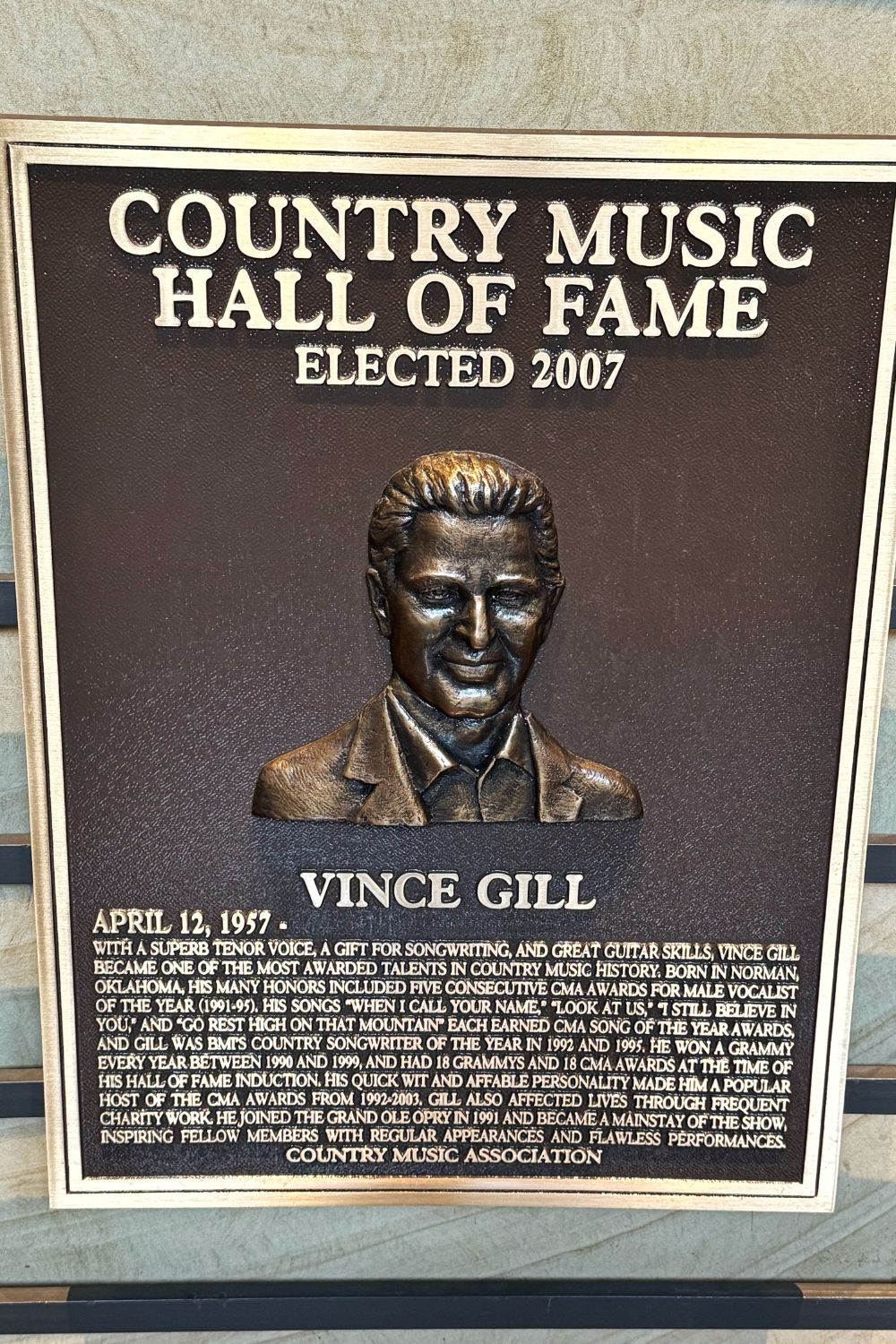 Vince Gill, Country Music Hall of Fame