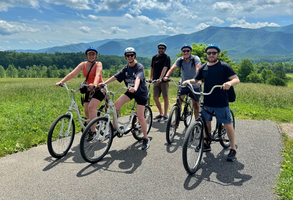 Cycling in Cades Cove, Smoky Mountains